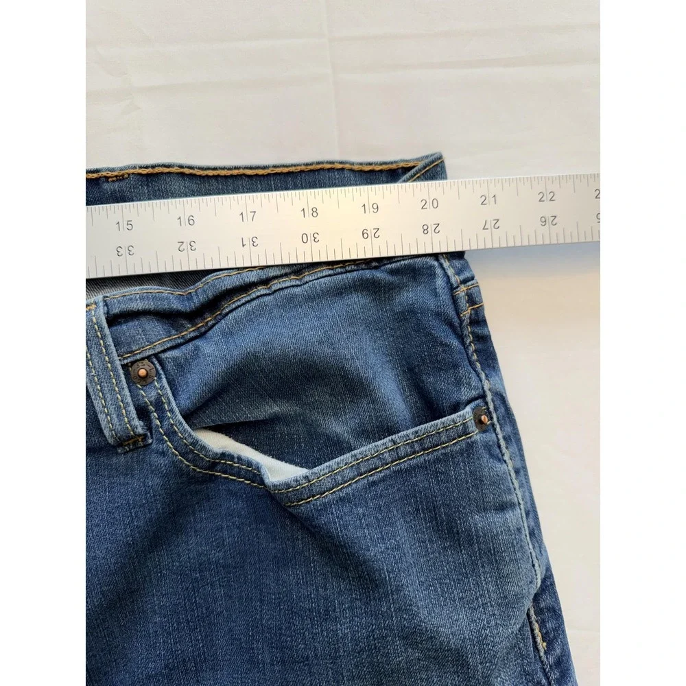 Levi's 502 Jeans Mens 44x30 Blue Medium Wash Regular Straight Leg Denim Big Tall